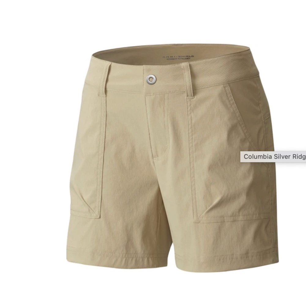 NWT Columbia Silver Ridge Stretch Short II - Size 10
